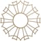 Ekena Millwork Augustus Wood Fretwork Pierced Ceiling Medallion, Hickory, 18"OD x 6 3/8"ID x 3/8"T CMWP18X18X0375AUHI - alternate 1